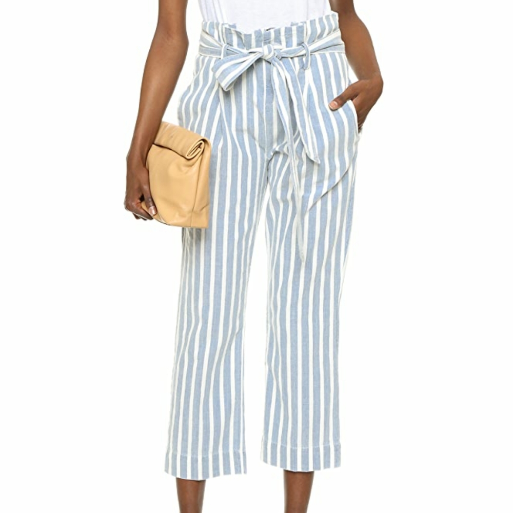 Frame Paper Bag Trousers Catalina Island Blue 27